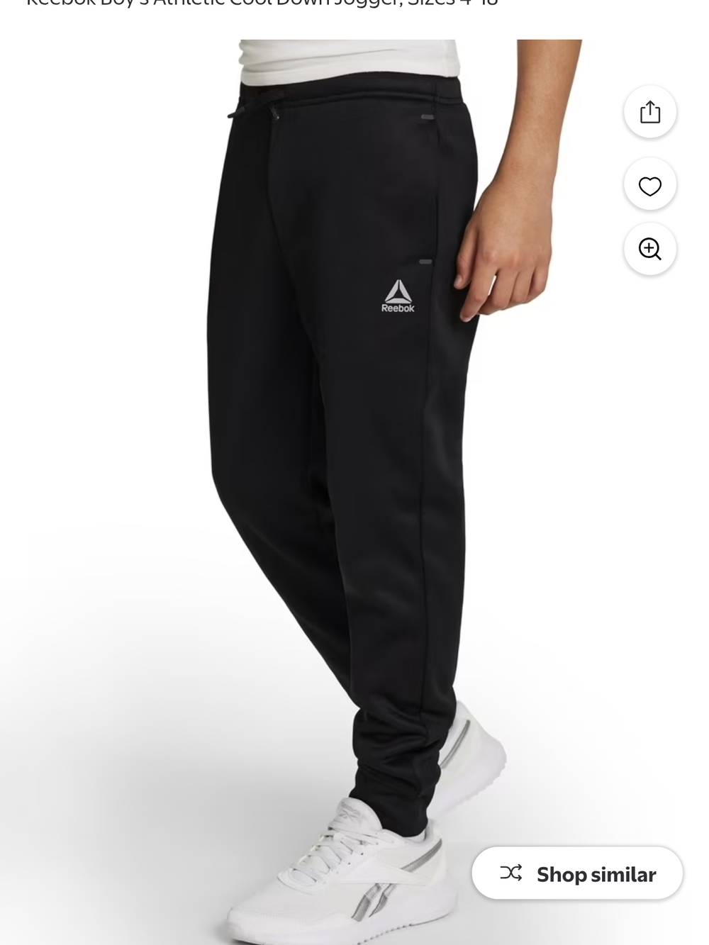 NWT's Reebok Cool Down Jogger Pants-boys Size 14/16